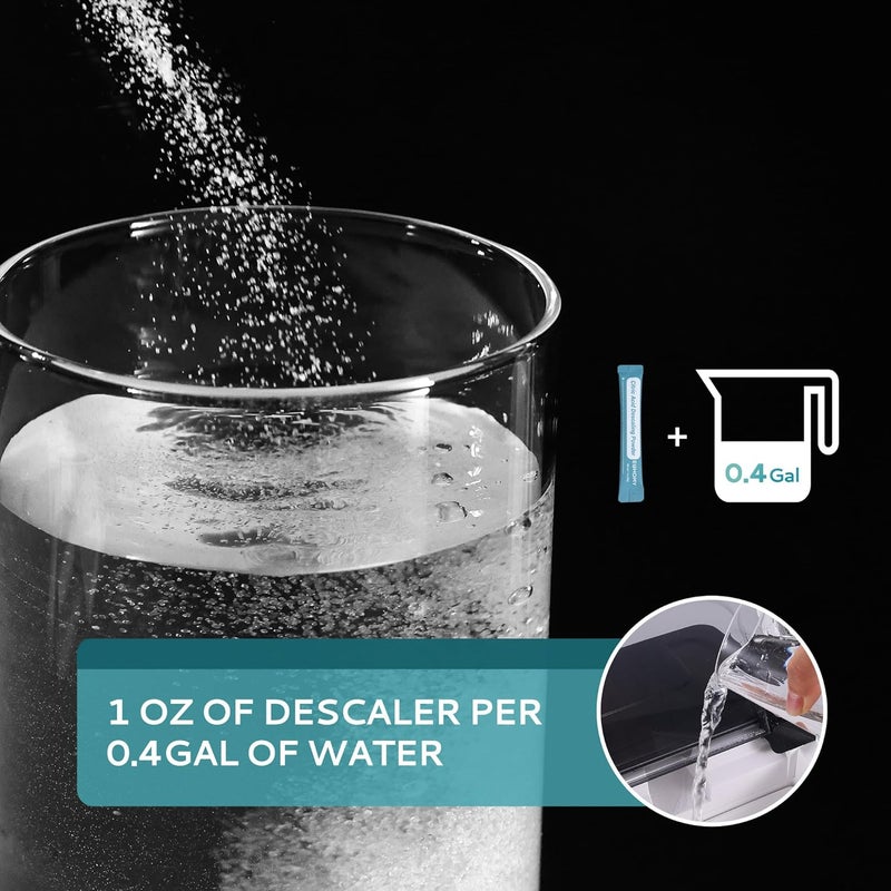 EUHOMY Ice Maker Cleaner & Descaler | 24 Use & Individually Packed | Ice Machine Cleaner with Organic Citric Acid Descaling Powder, Ideal for All Brands - Image 4